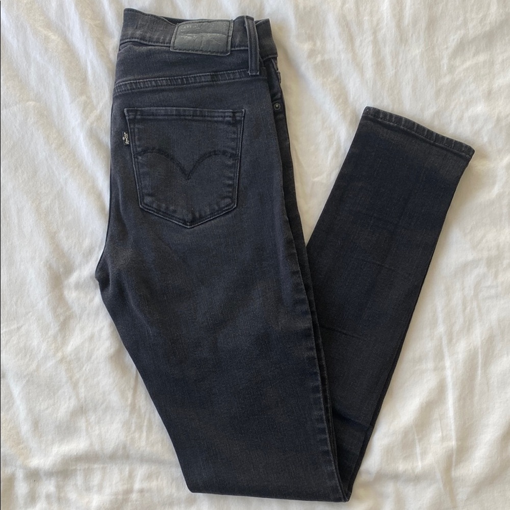 Women's Levi’s 311 Shaping Skinny Black Denim Jeans Size 25